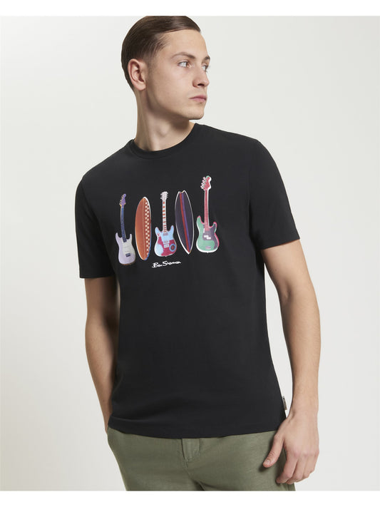 Ben Sherman BS290 Surf N Guitars Tee
