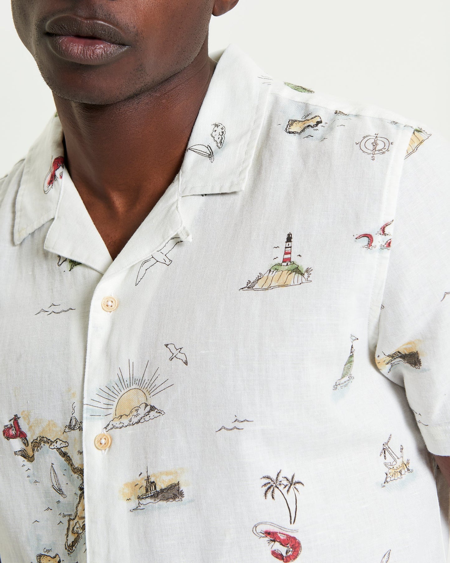 Ben Sherman B1012446 Brighton to Amalfi Shirt