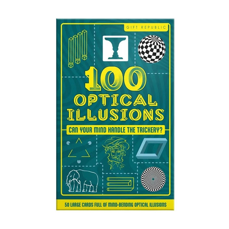 100 Optical Illusions Cards