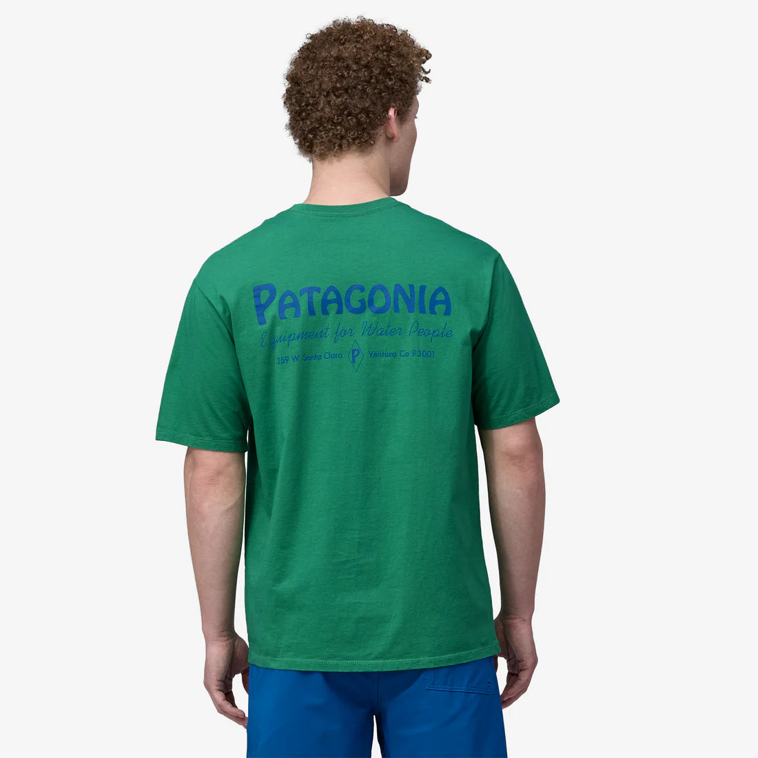 Patagonia Water People Organic Pocket Tee Gather Green