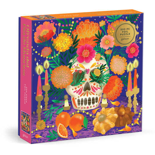 Ofrenda del Dia de Muertos Foil Puzzle 500pc