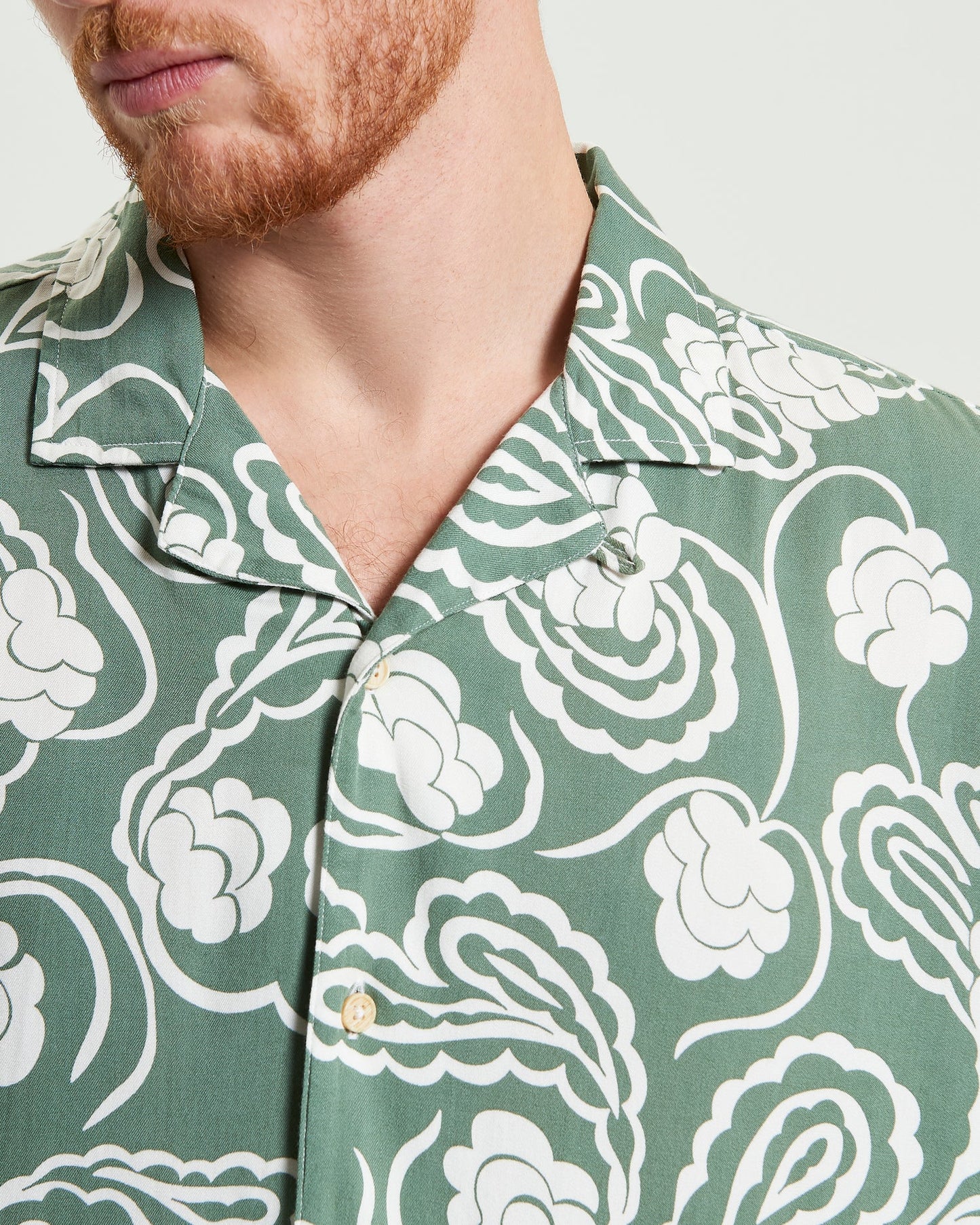Ben Sherman B1012450 Paisley Swirl Print Shirt - Urban Depot Leederville