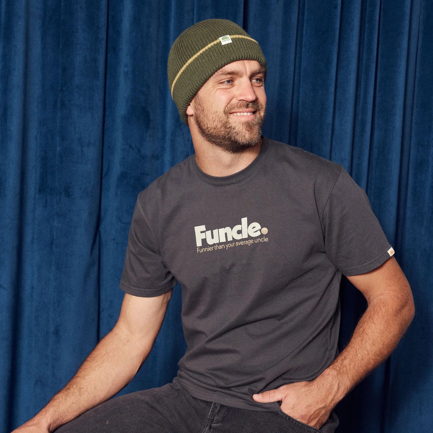Banabae Funcle Organic Cotton Tee Washed Black
