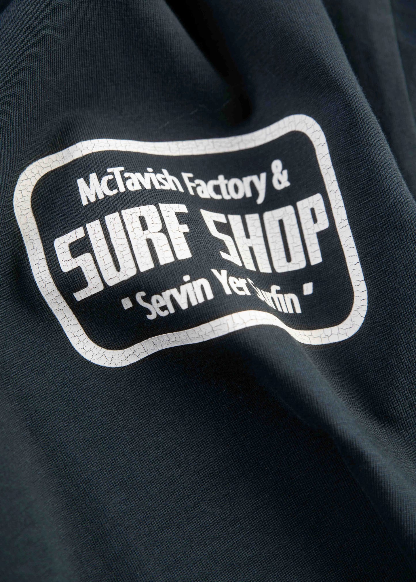McTavish Surf Shop Tee Dark Blue
