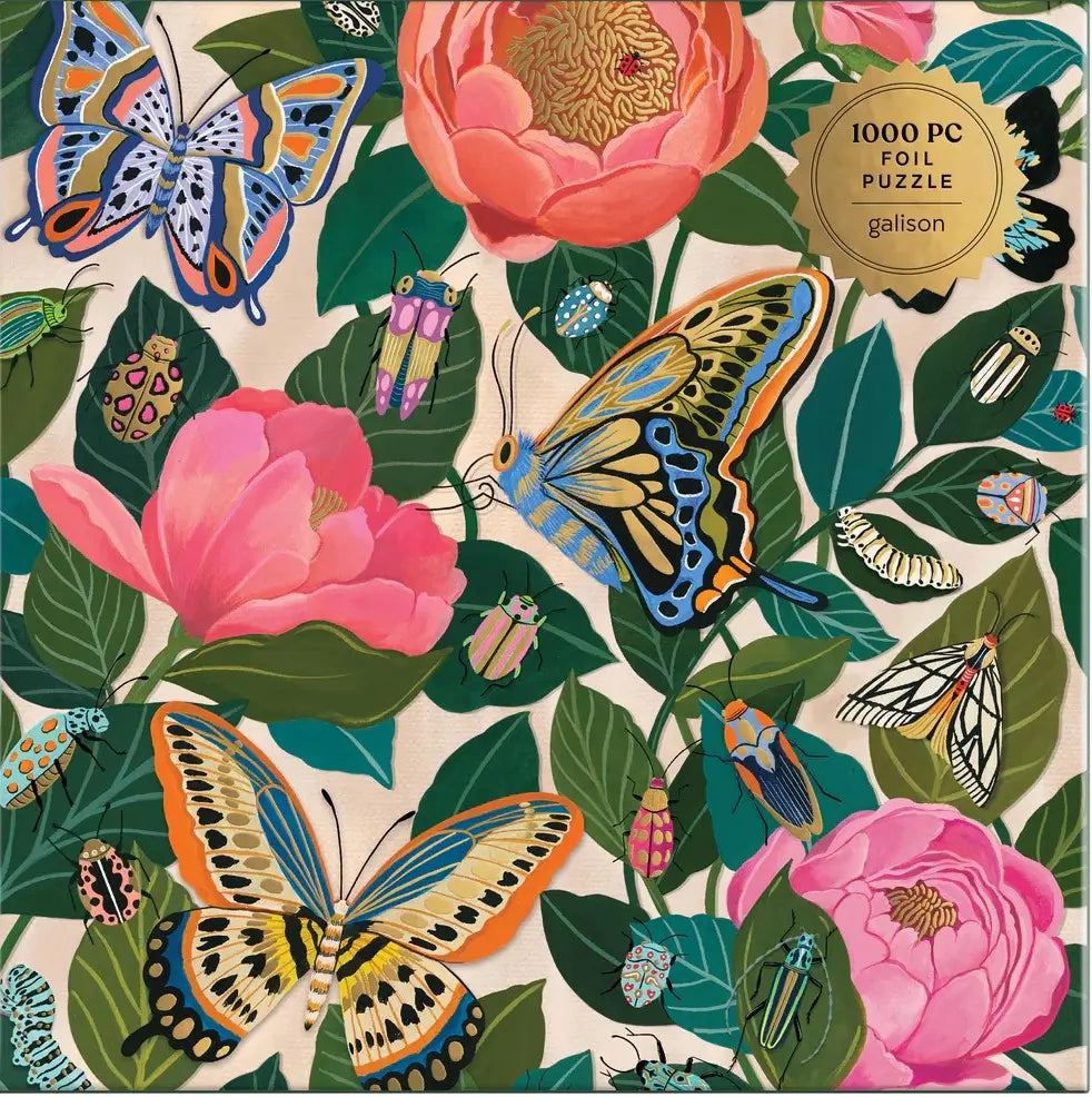 Between the Blooms FOIL 1000 Piece Puzzle - Urban Depot Leederville