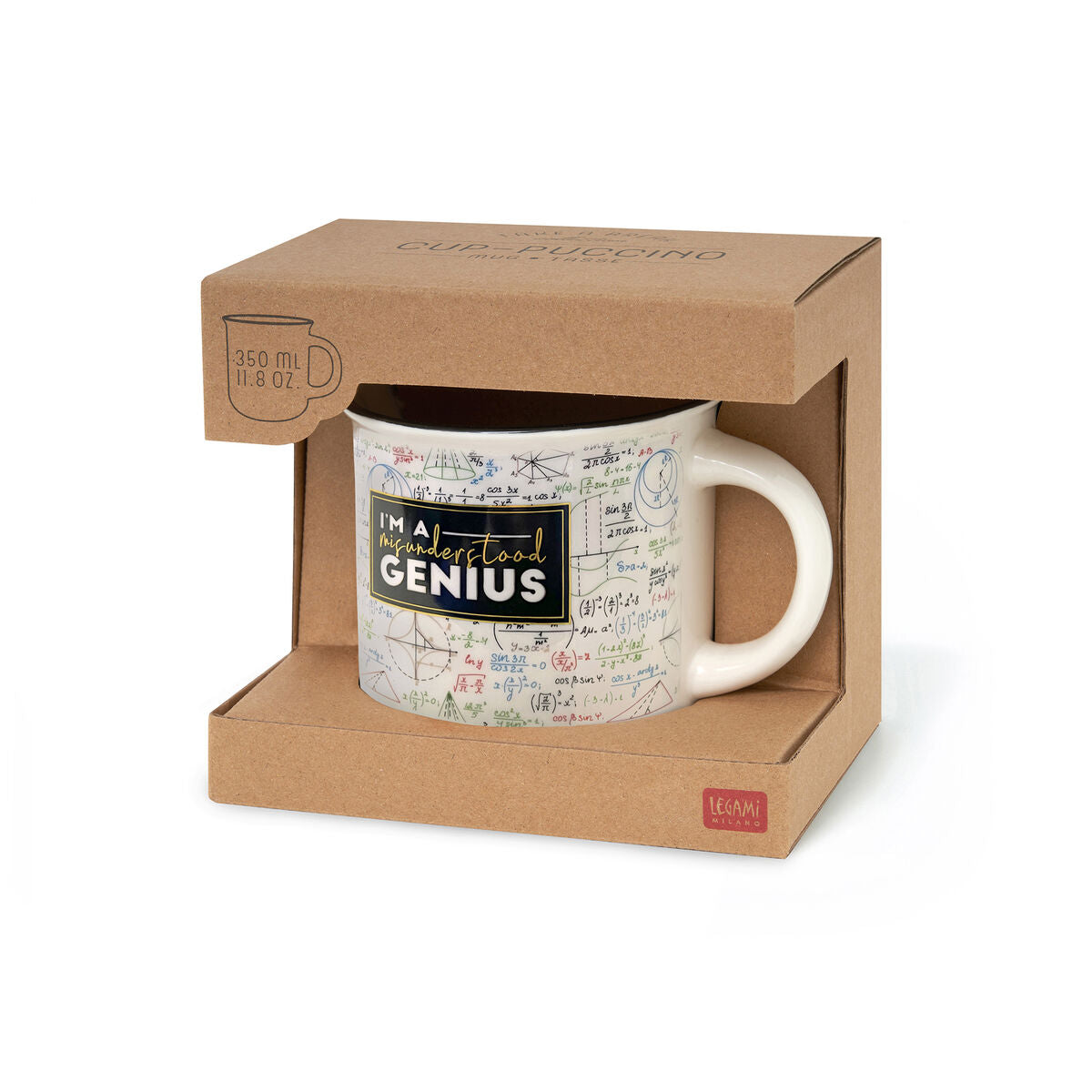 Legami Millano Cup-Puccino Mug I'm a Genius