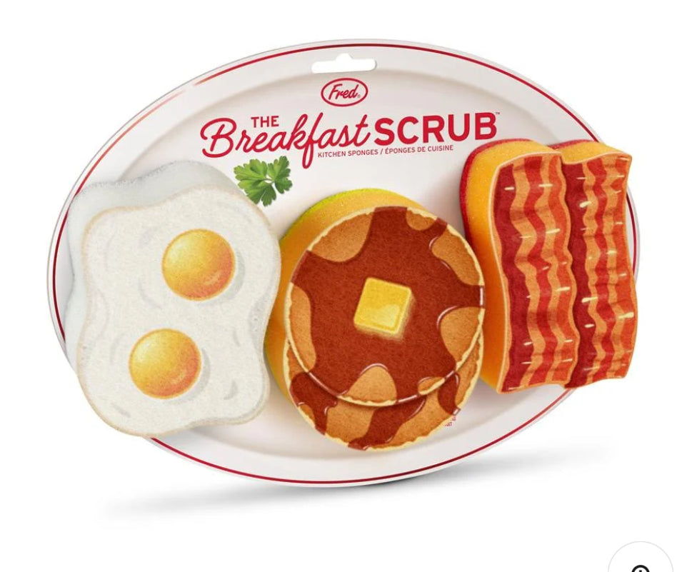 Fred The Breakfast Scrub Sponge Set (3pc)