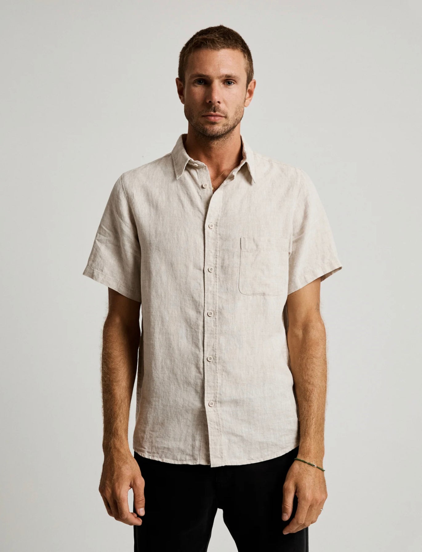 Mr Simple Linen S/S Shirt