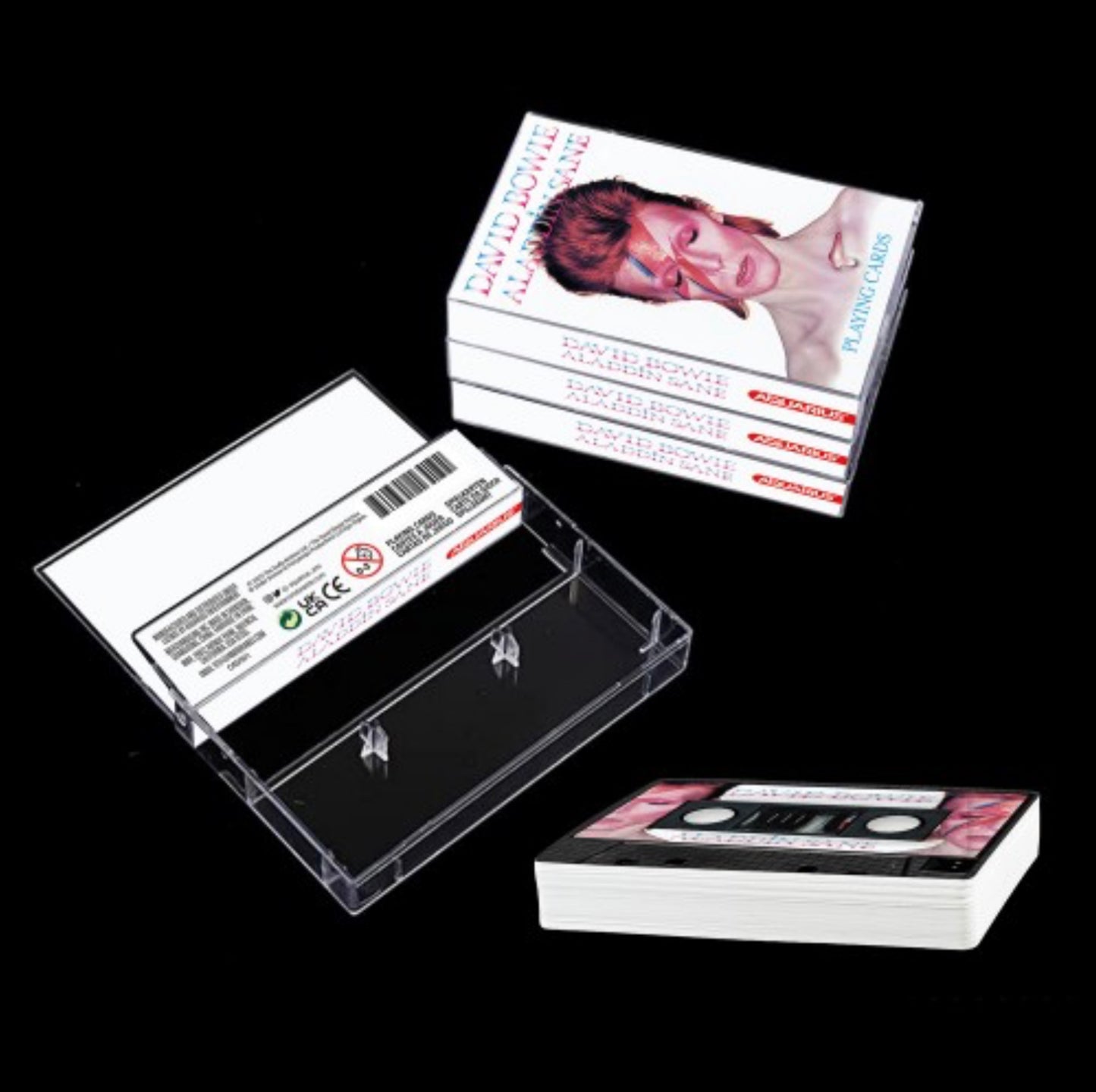 David Bowie Aladdin Sane Cassette Playing Cards