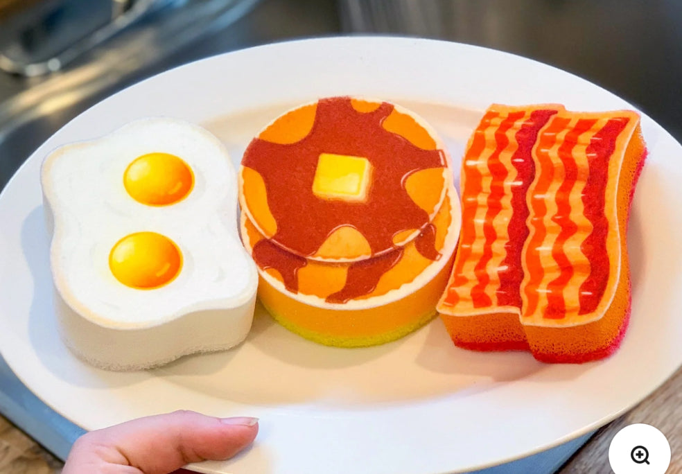 Fred The Breakfast Scrub Sponge Set (3pc)