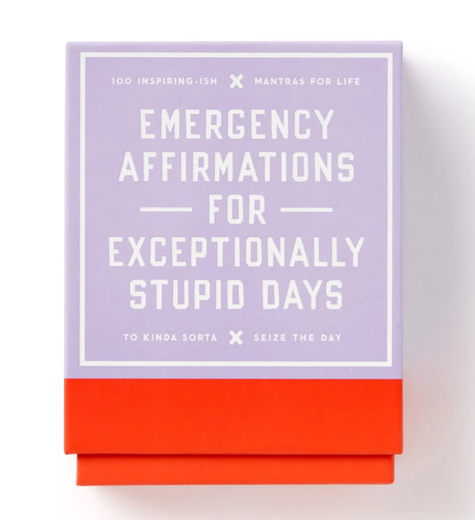 Brass Monkey Emergency Affirmations For Exceptionally Stupid Days