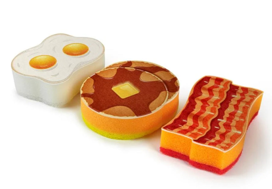 Fred The Breakfast Scrub Sponge Set (3pc)