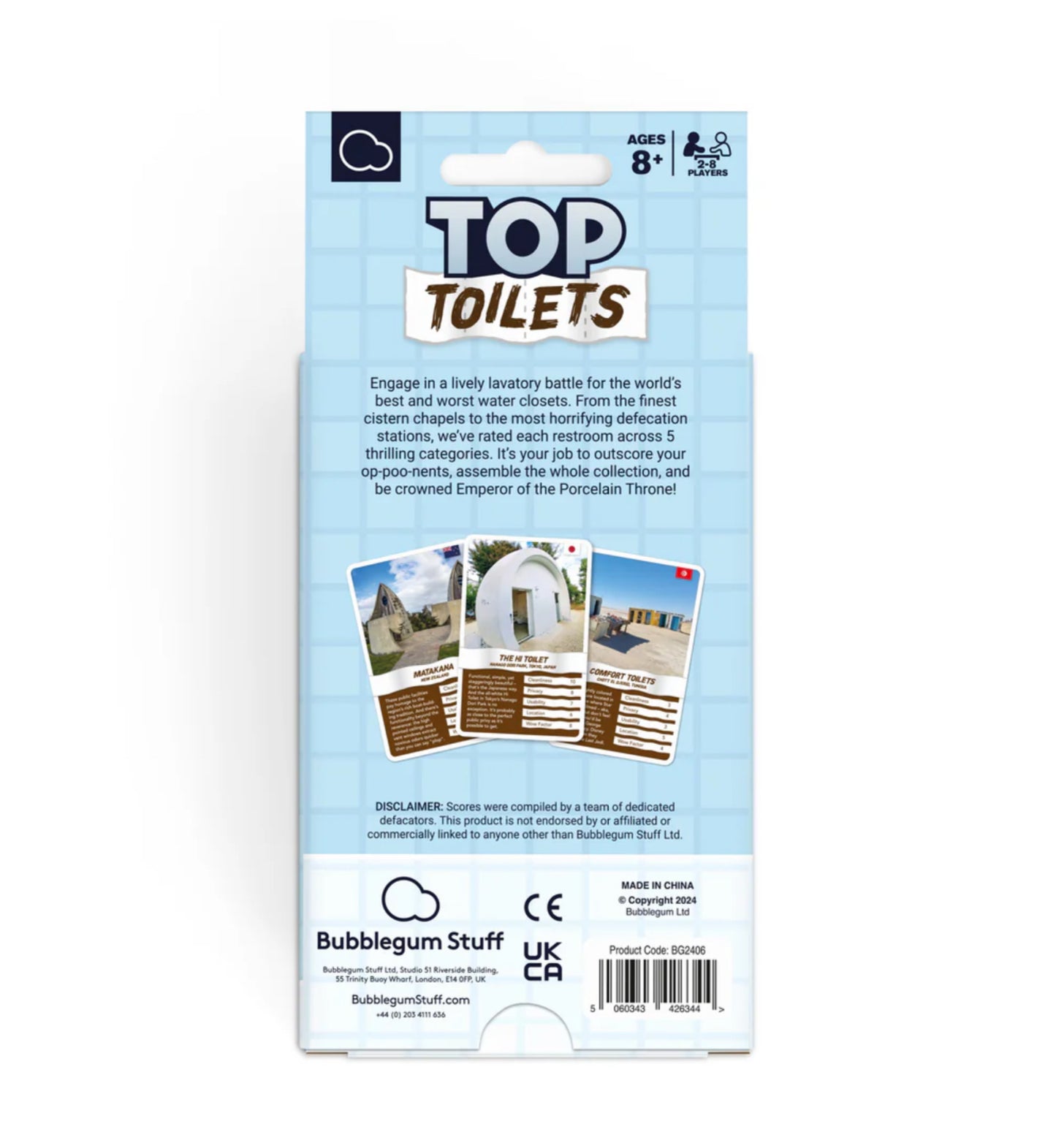 Bubblegum Stuff Top Toilets