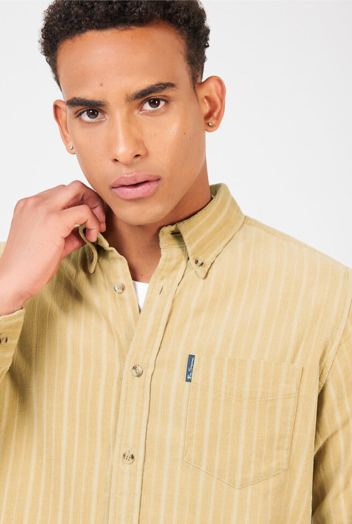 Ben Sherman Cord L/S Shirt 067 040