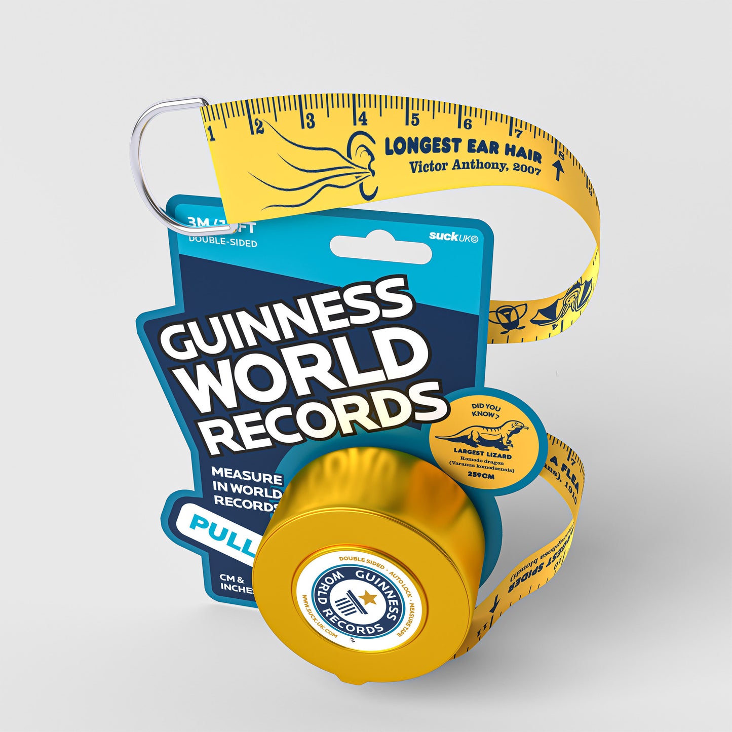 Suck UK: World Records Tape Measure (3m)