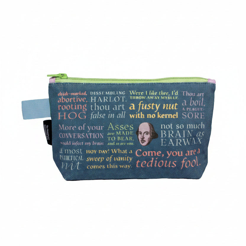 UPG Shakespearean Insults Zipper Bag - Urban Depot Leederville