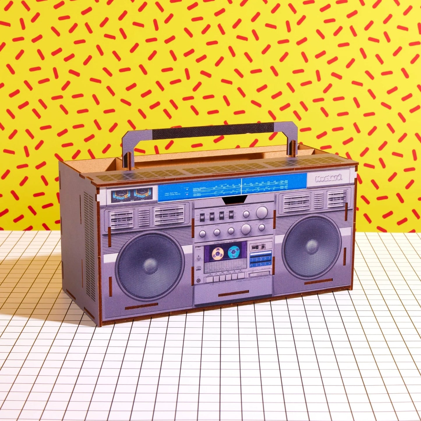 Mustard London Boom Box Desk Organiser