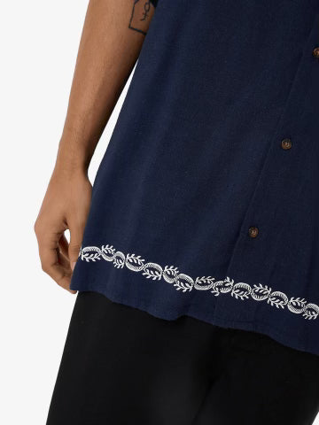 Thrills Terrace Bowling S/S Shirt Total Eclipse