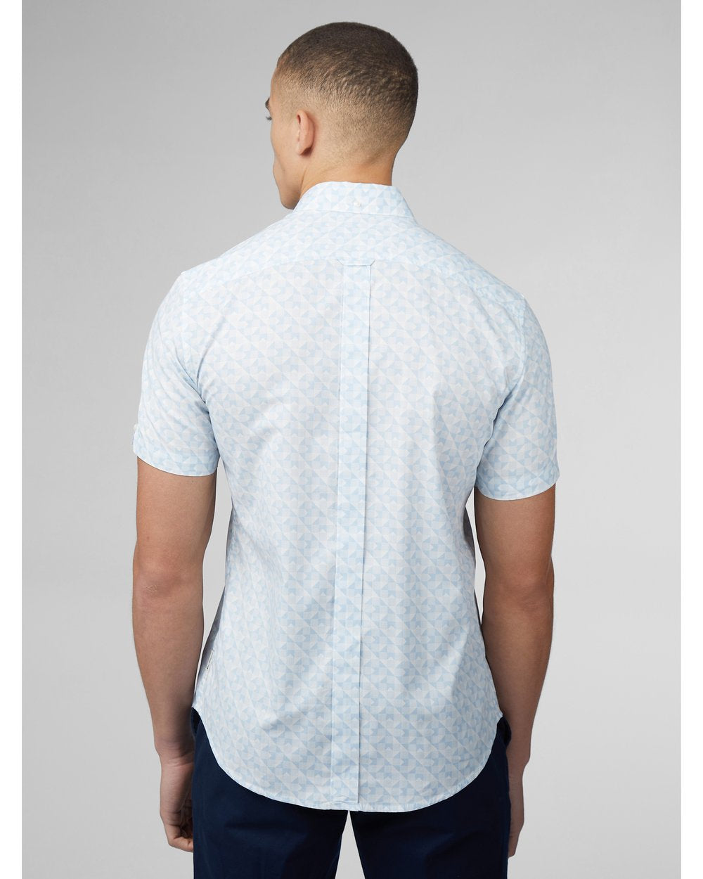 Ben Sherman Optic Geo Print S/S Shirt 002