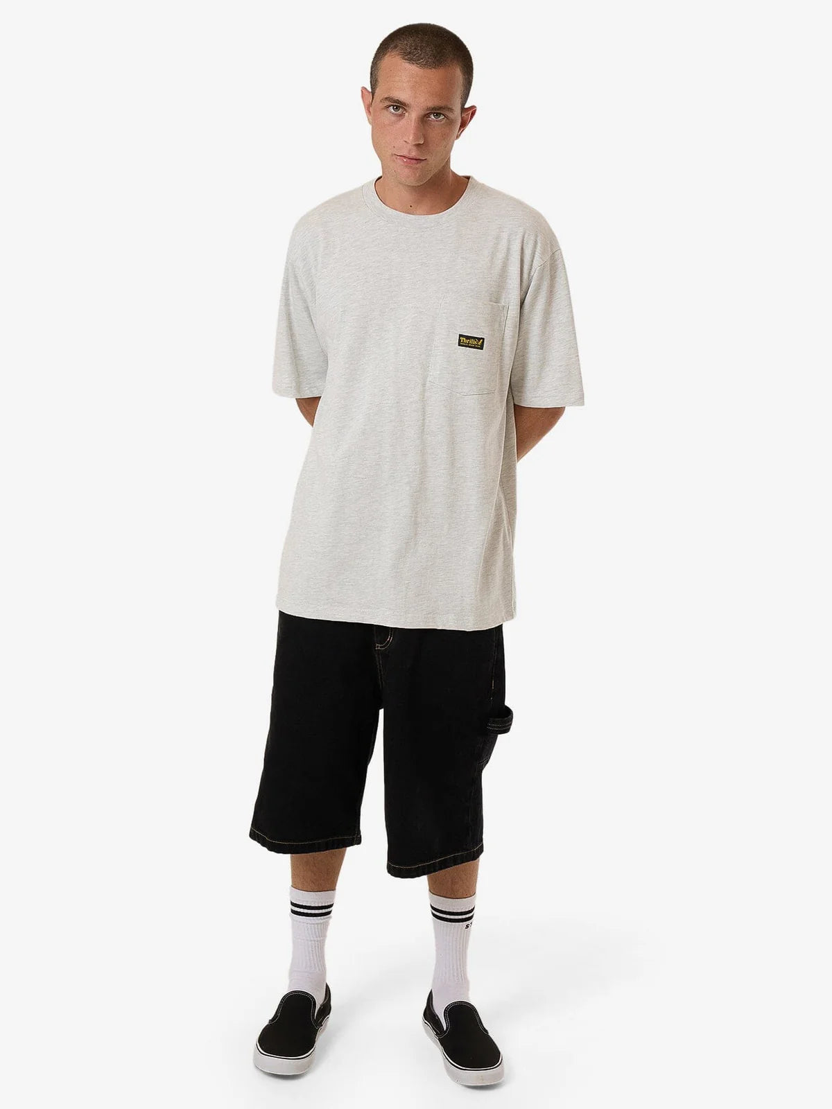 Thrills Union Oversize Fit Pocket Tee
