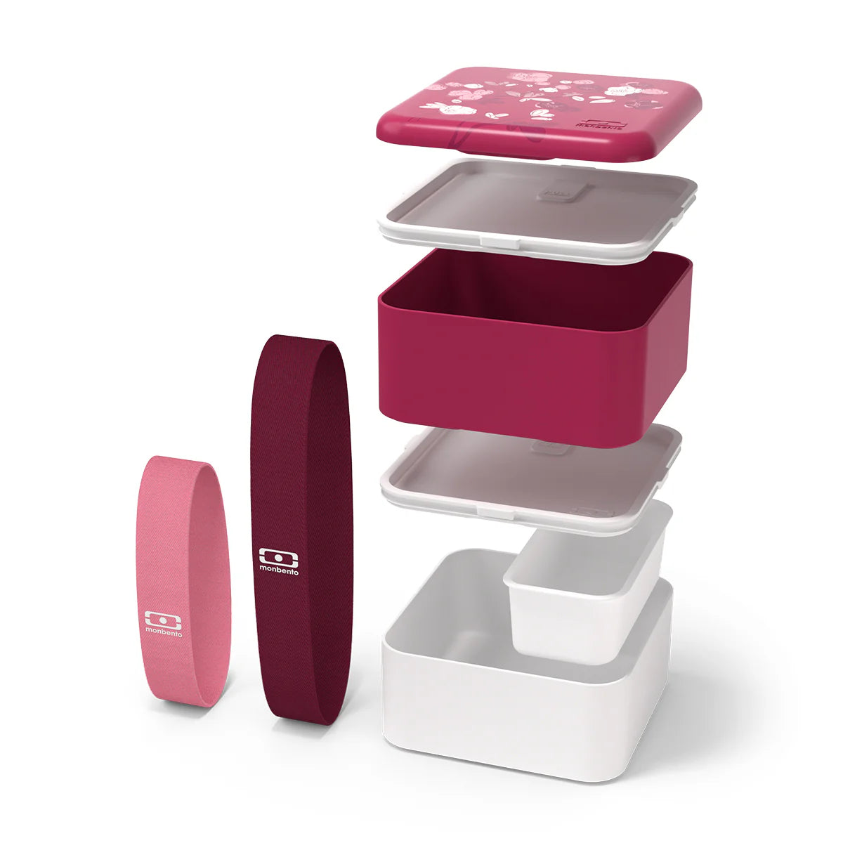 Monbento Square Graphic Magnolia Bento Box