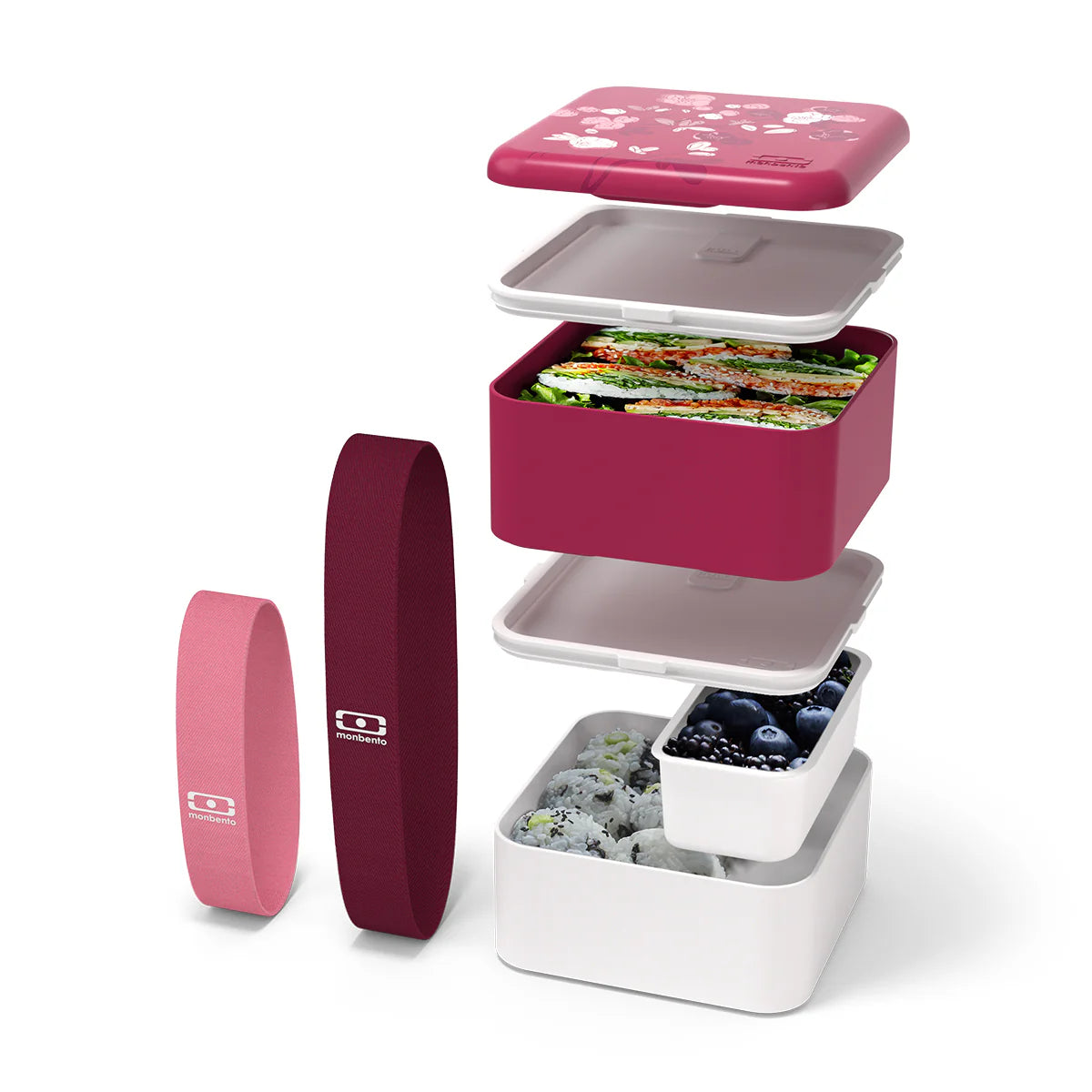 Monbento Square Graphic Magnolia Bento Box