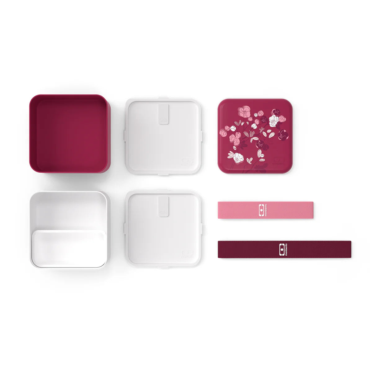 Monbento Square Graphic Magnolia Bento Box