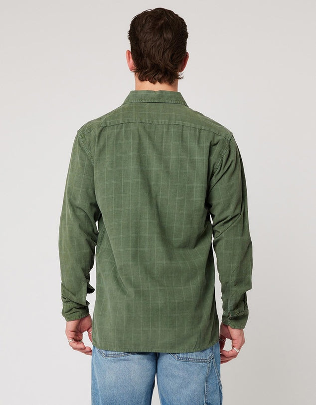 Rolla’s Ezy Cord LS Shirt Thyme