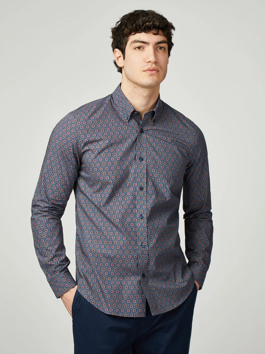 Ben Sherman Foulard Print Shirt 025 822