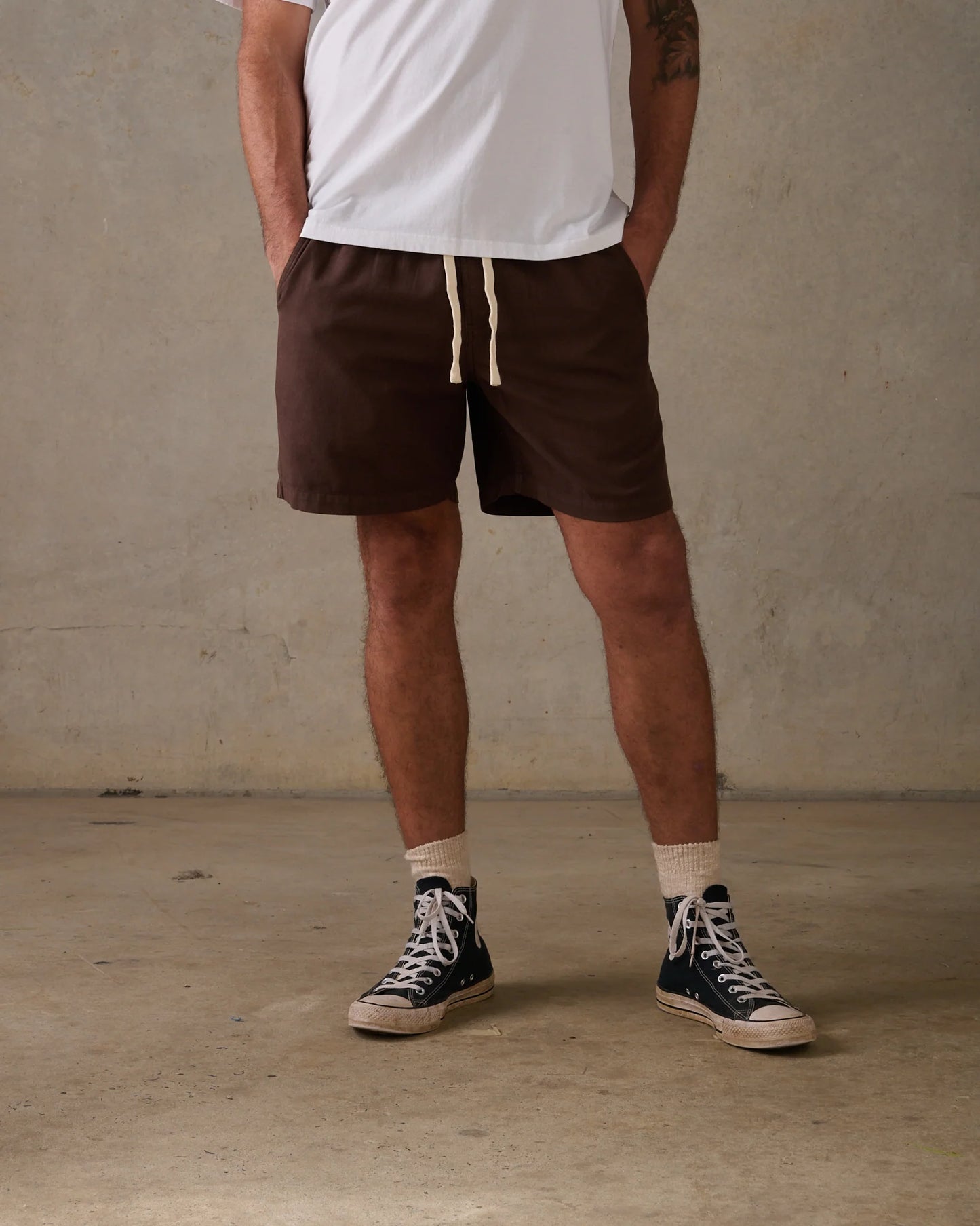 Mctavish Linen Short Brown