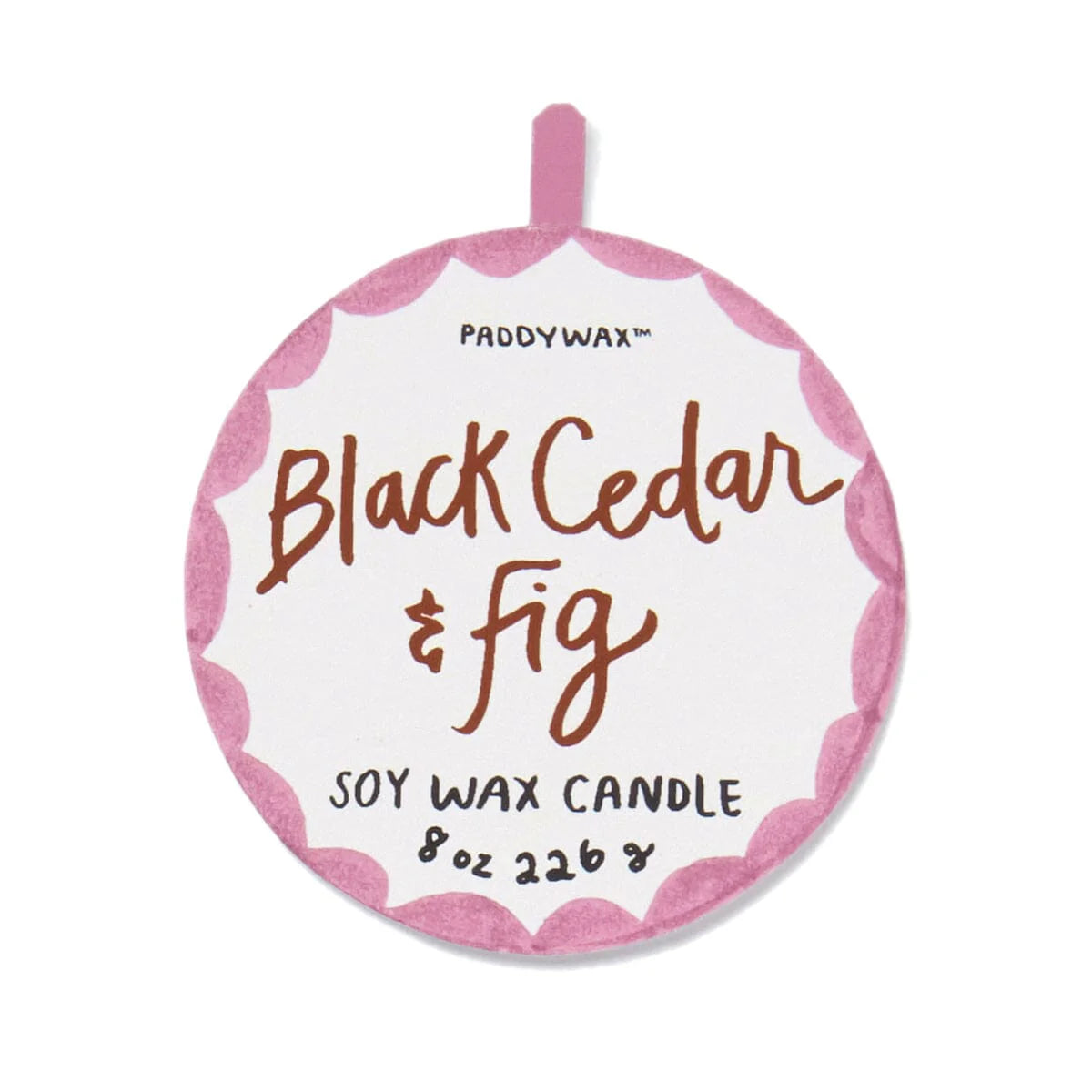 Paddywax Adopo Candle Black Cedar & Fig 8oz