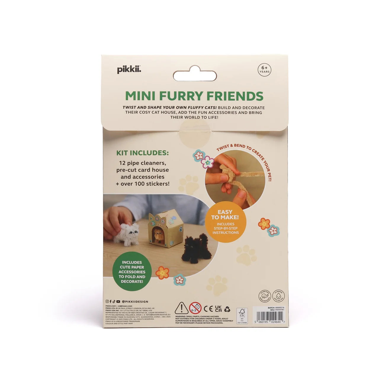 Pikkii Mini Furry Friends Kit