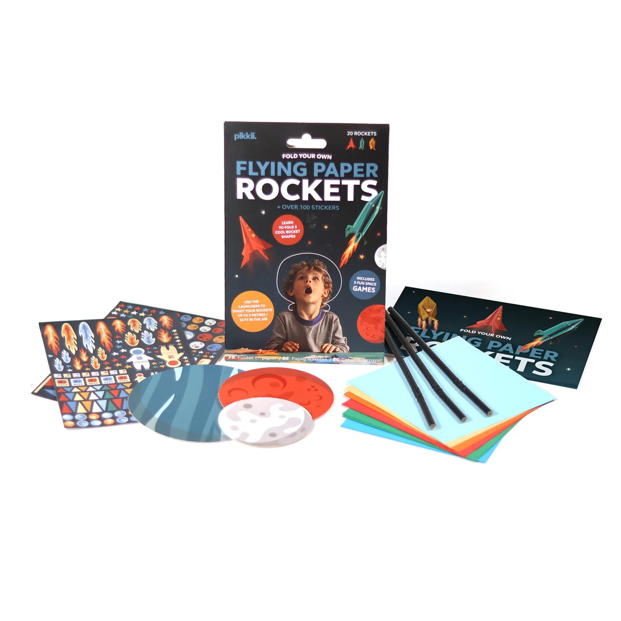 Pikkii Paper Flying Rockets