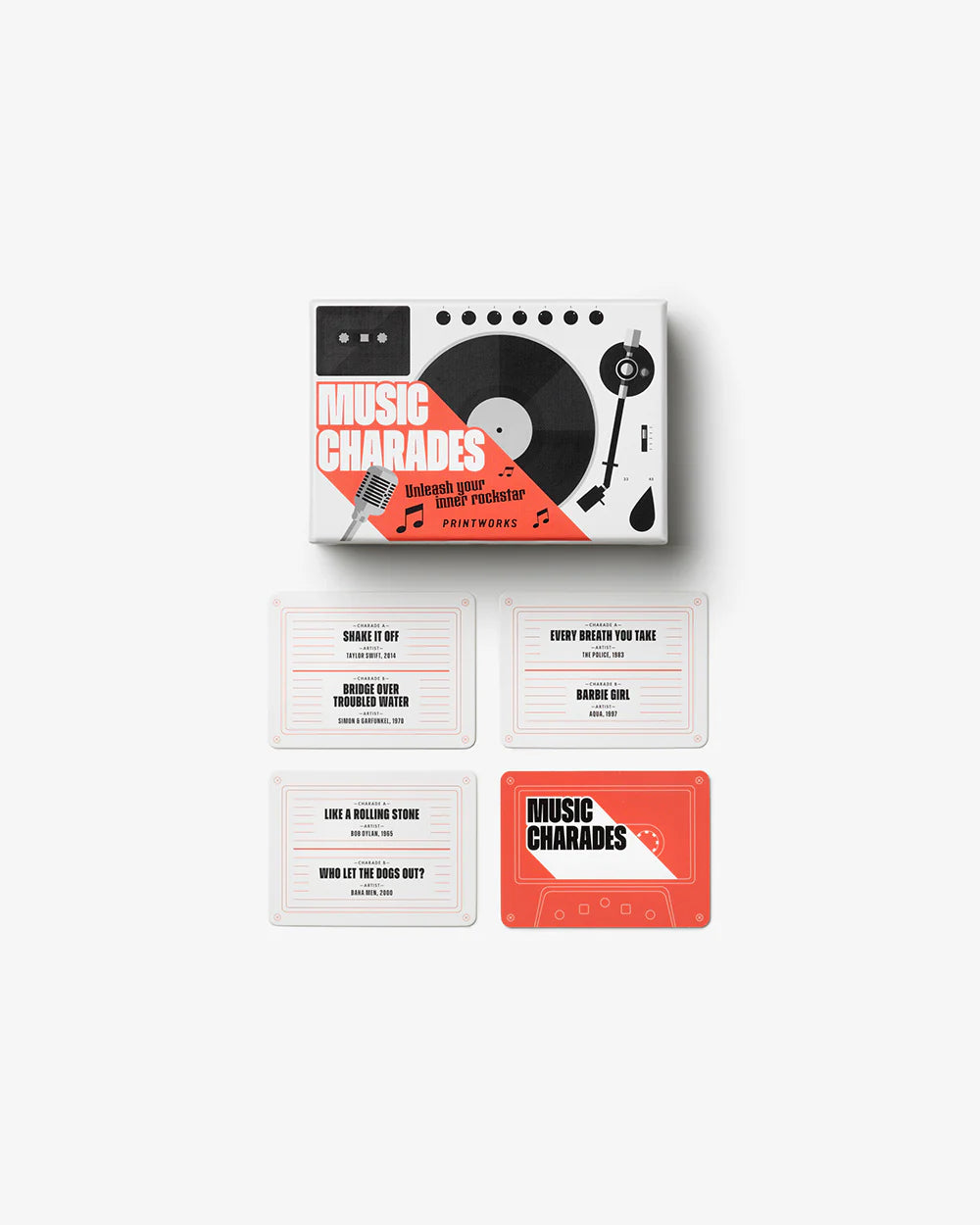 Printworks Music Charades Card Game