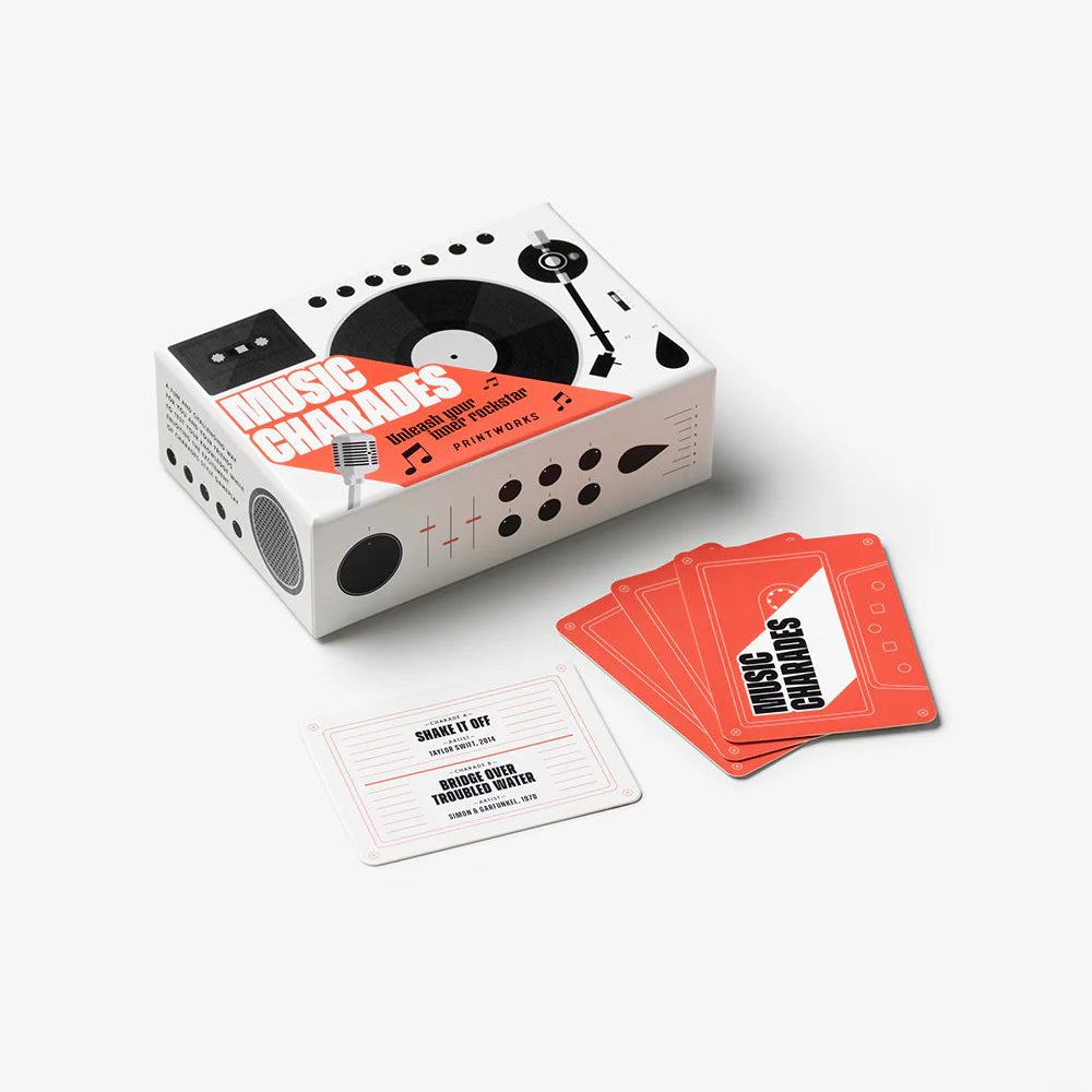 Printworks Music Charades Card Game