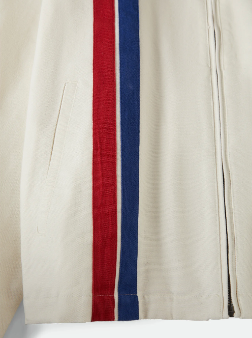 Brixton Ford Number One Garage Jacket Wimbledon White