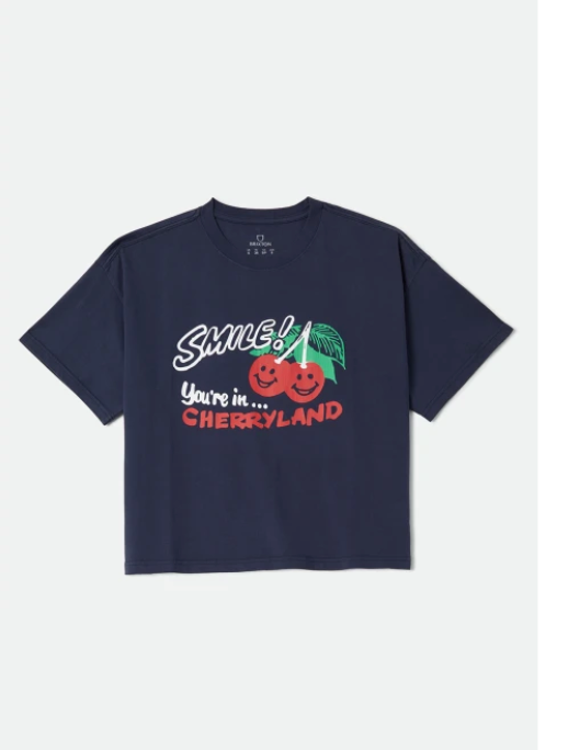 Brixton Cherryland Boxy Cropped Crew