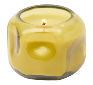 Basalt Organic Shape Tinted Glass Candle (5oz)