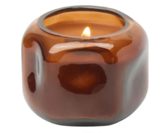 Basalt Organic Shape Tinted Glass Candle (5oz)
