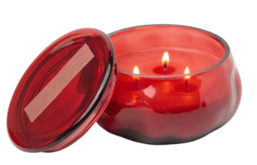 Basalt Organic Shape Tinted Glass Candle (10oz)