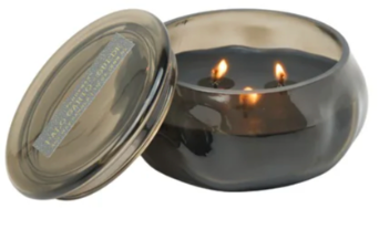 Basalt Organic Shape Tinted Glass Candle (10oz)