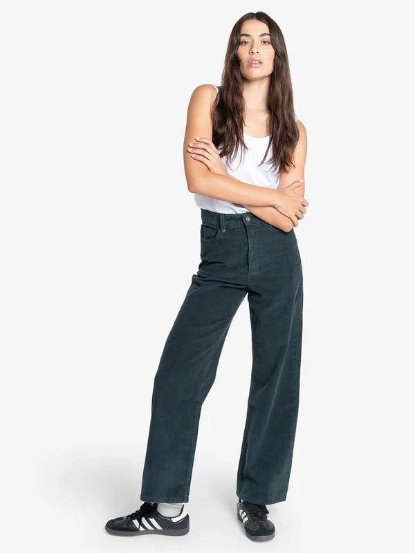 Thrills Holly Cord Pant Vista Green