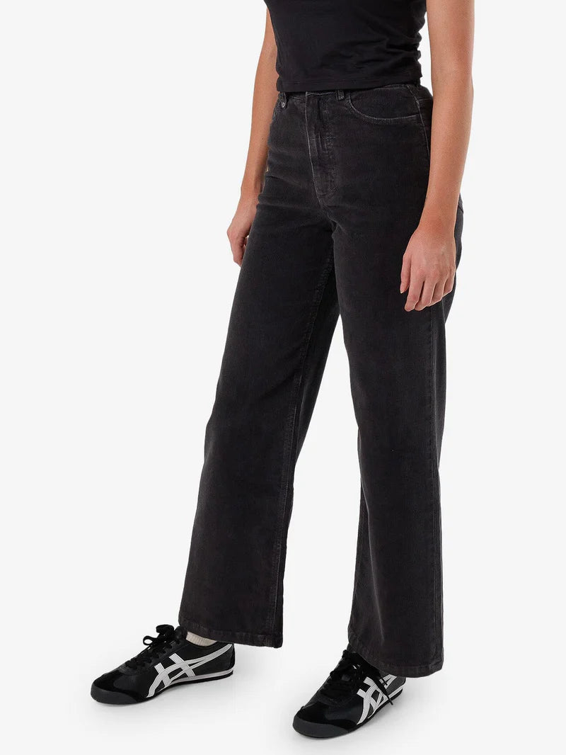 Thrills Holly Cord Pant Dark Charcoal