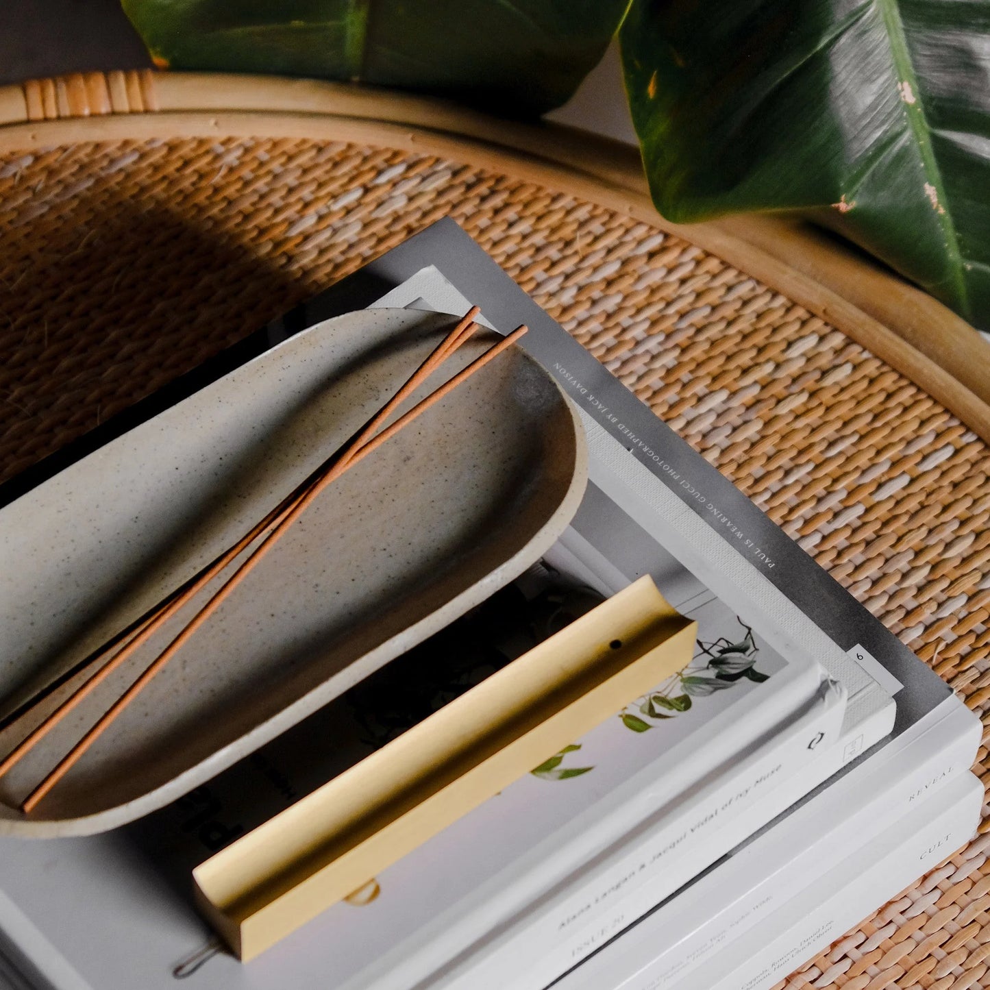 Altasphere Nyari Brass Incense Holder