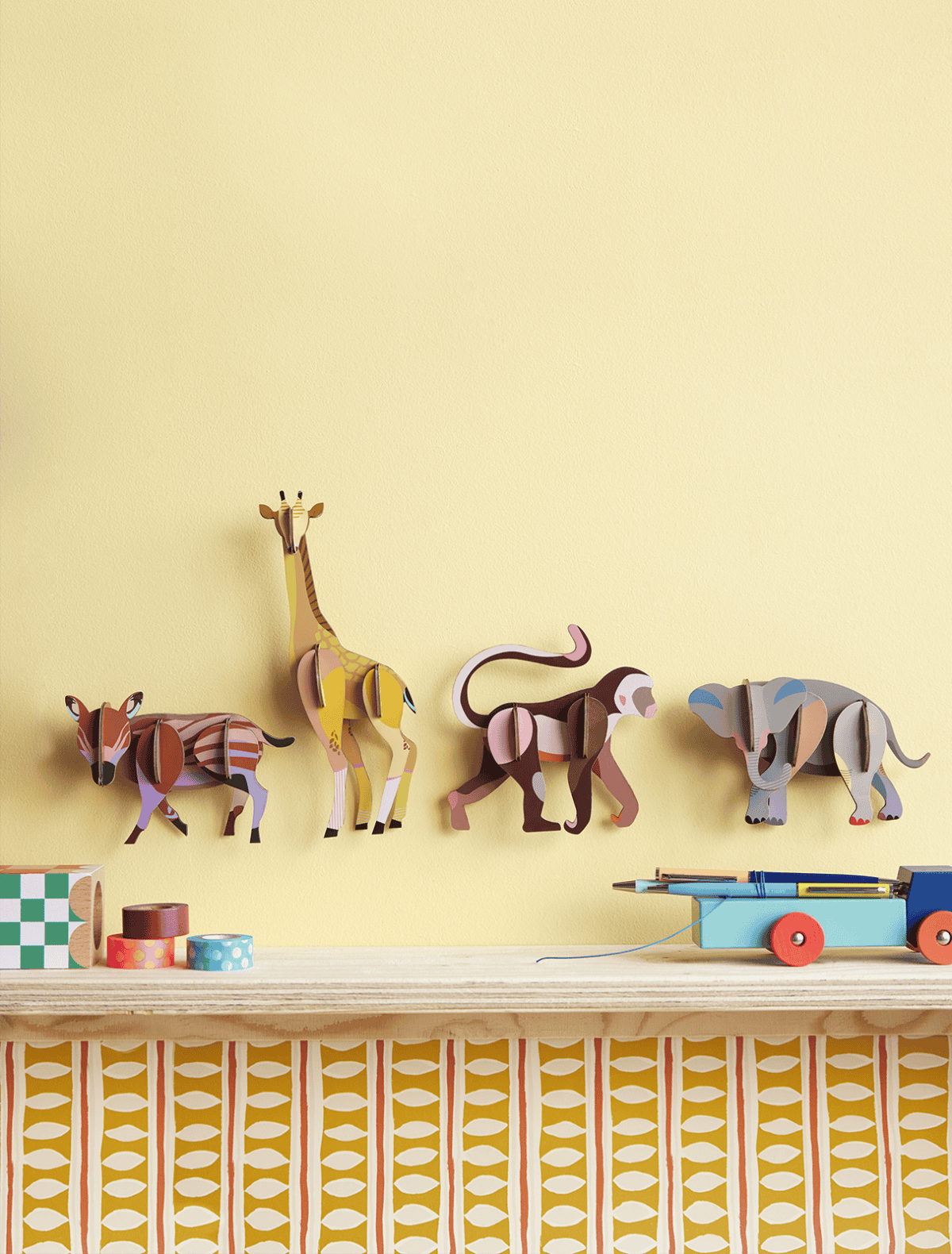 Studio Roof Wall Art Jungle Animals: Elephant