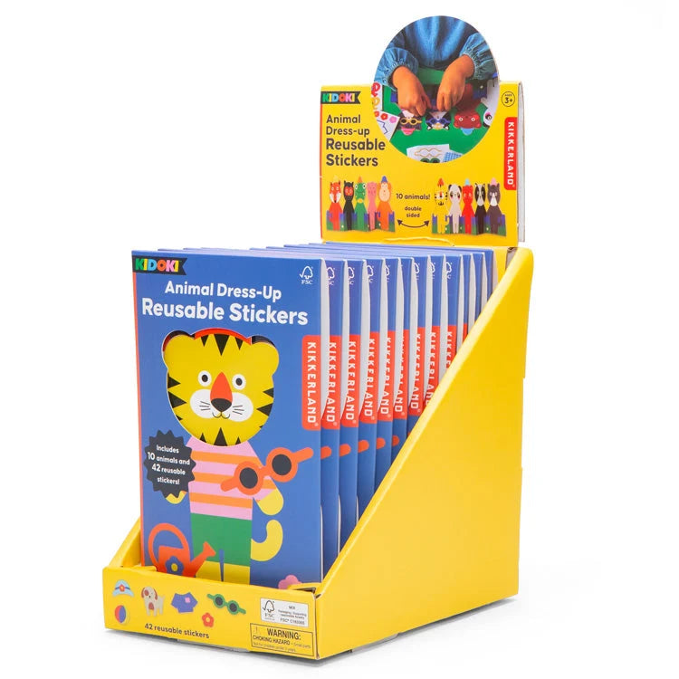 Animal Dress-Up Reusable Stickers