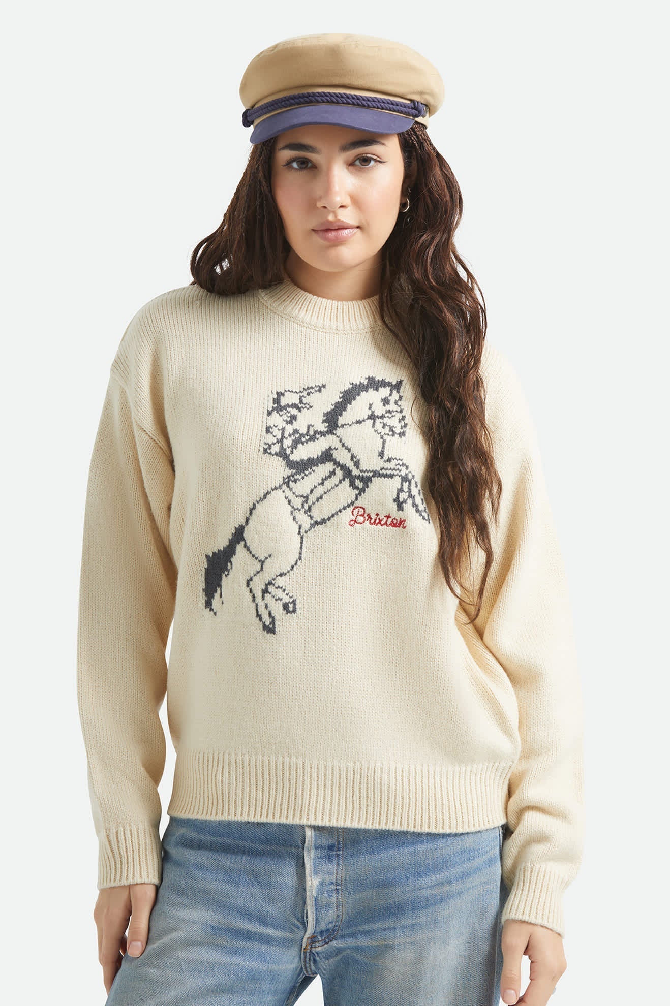 Brixton Ranching Club Crew Sweater