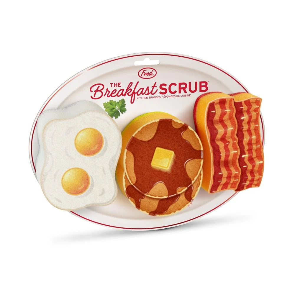 Fred The Breakfast Scrub Sponge Set (3pc)