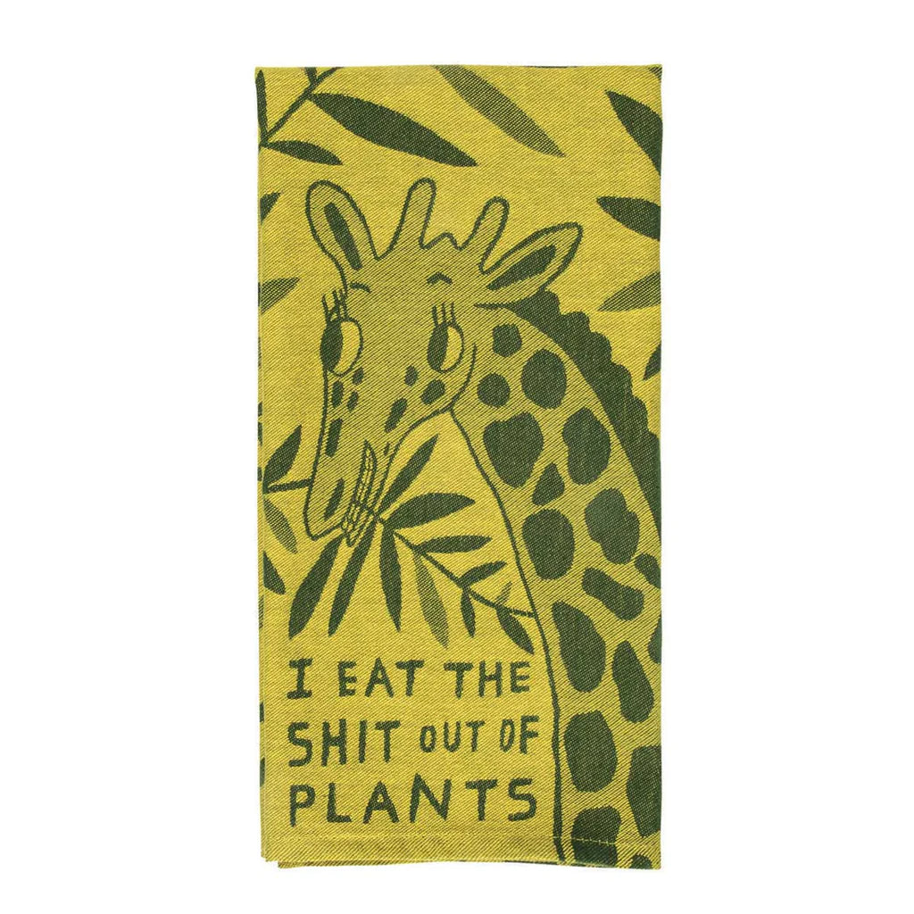 Blue Q Dish Towel - Urban Depot Leederville i eat plants giraffe