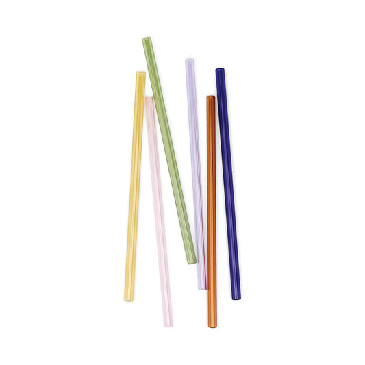 Here's How The Danny Set of 6 Glass Highball Straws